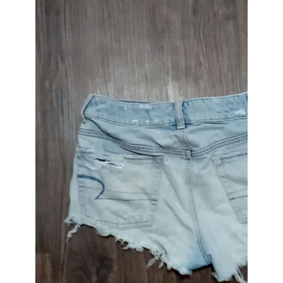 American Eagle Shorts Bundle Womens Size 6 Blue Distressed Cutoff Cotton - Picture 8 of 16